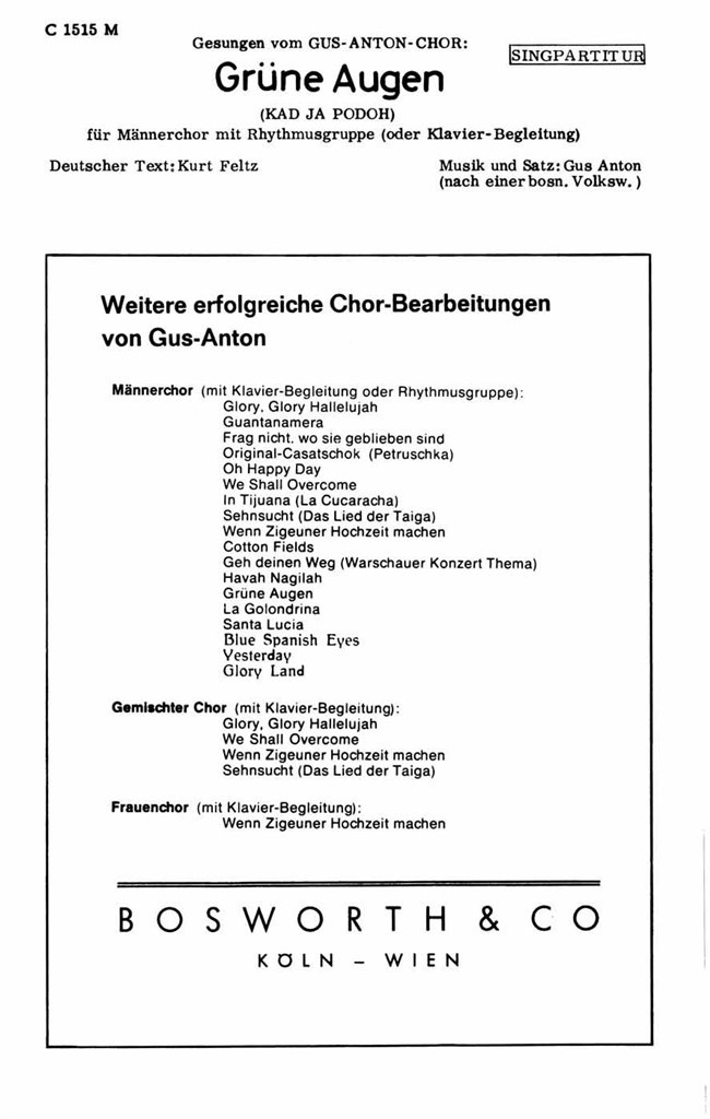 Grüne Augen